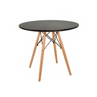 Klik Muebles - Mesa De Comedor Eames 80Cm Redonda - Negra