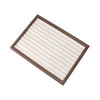 Ioensy - Bandeja Para Guardar Joyas, Anillos, Pendientes, Expositor Para Mostrador De Tienda, Color Blanco