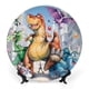 thumbnail image 1 of Estamos de vuelta Plato decorativo de porcelana fina (bone china), plato decorativo de cerámica para hogar, oficina, soporte de pared, platos decorativos para dormitorio - 6 pulgadas (15 cm), 1 of 6