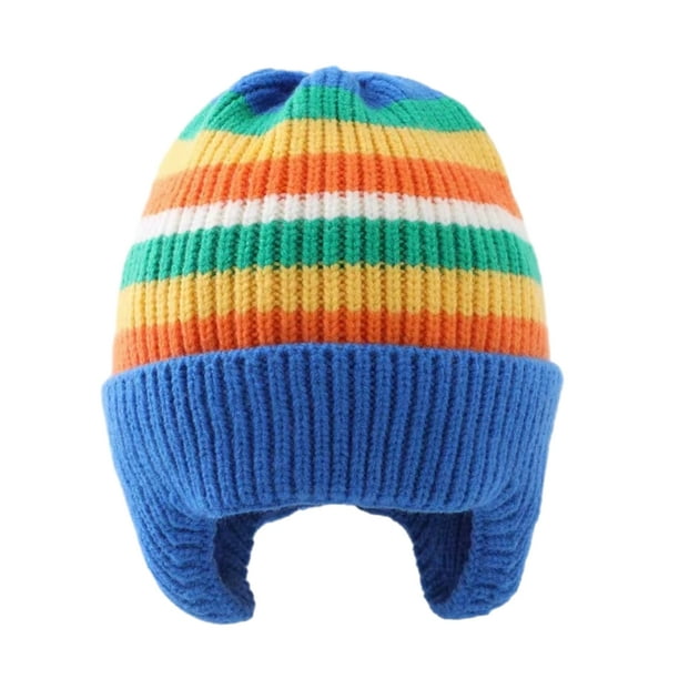 Gorro de invierno para niños, gorro de punto para bebé, gorro cálido con pompón para niños y niñas.