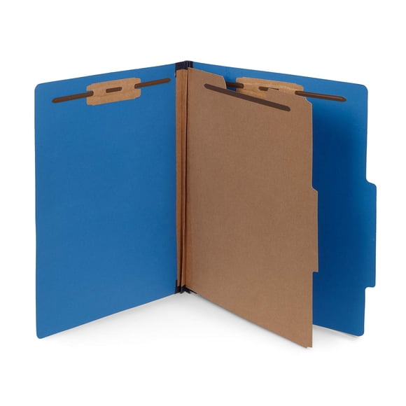 Carpetas clasificatorias Blue Summit Supplies, paquete de 10