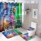 thumbnail image 1 of Juego de Cortina de Ducha Desmarcar Star Wars 4 Piezas, 1 of 6