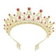 thumbnail image 1 of Corona Accesorios Para El Cabello Princesa Tiara Tiara De Boda Para Baile De Graduación Estilo Navideño C, 1 of 3