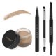 thumbnail image 1 of Kit de maquillaje LAVONE para estampar cejas con pomada y delineador de ojos, 1 of 9