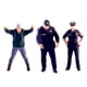 thumbnail image 3 of Figuras de policías y ladrones, 3 piezas, 1/64, diseño de Dioramas, adorno de escritorio, calibre S, figuritas pintadas a mano para jardín, decoración, 3 of 5