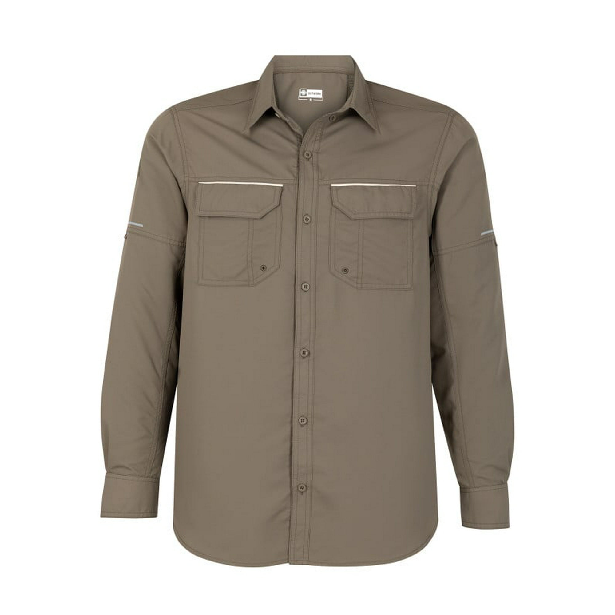T-world - Camisa Ripstop Jubae M/l Hombre Verde Musgo