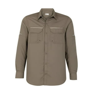 T-World - Camisa Ripstop Jubae M/L Hombre Verde Musgo