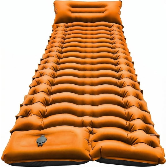 Colchón Inflable FUN PAC Ultraligero con Bomba de Pie y Almohada Integrada