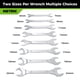 thumbnail image 2 of Juego De Llaves Superthin Open End 8 Piezas Métricas, 2 of 7
