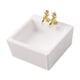 thumbnail image 2 of Lavabo Compacto Para Casa De Muñecas (escala 1/12) Para Micropaisaje De Niños (4 X 4 X 1,9 Cm), 2 of 5