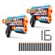 thumbnail image 1 of Toy Foam Blaster XShot Skins Flux Blaster con 16 dardos, paquete de 2, 1 of 4