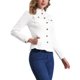 thumbnail image 4 of INSPIRE CHIC Chaquetas de Mezclilla para Mujer Cuello Alto Mangas Largas Chaquetas Cortas de Jean Blanco 2XL, 4 of 6