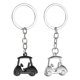 thumbnail image 1 of Uxcell 2 piezas de llavero de carrito de golf, anillos colgantes de llavero de golf de metal, organizador de encantos de bolsa para regalos de cumpleaños de golfista, 1 of 6