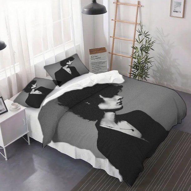 3pcs Side Profile Poster Duvet Cover Set - Duvet Cover Set - Home Decor bedding for RV Camping Soft Furnishings