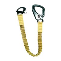 Magideal - Cordón De Protección Contra Caídas, Cordón De Escalada, Gancho A Presión De Rana, Grillete Elástico, Cordón Elástico Helo Para Deportes Al Aire Libre, Caqui