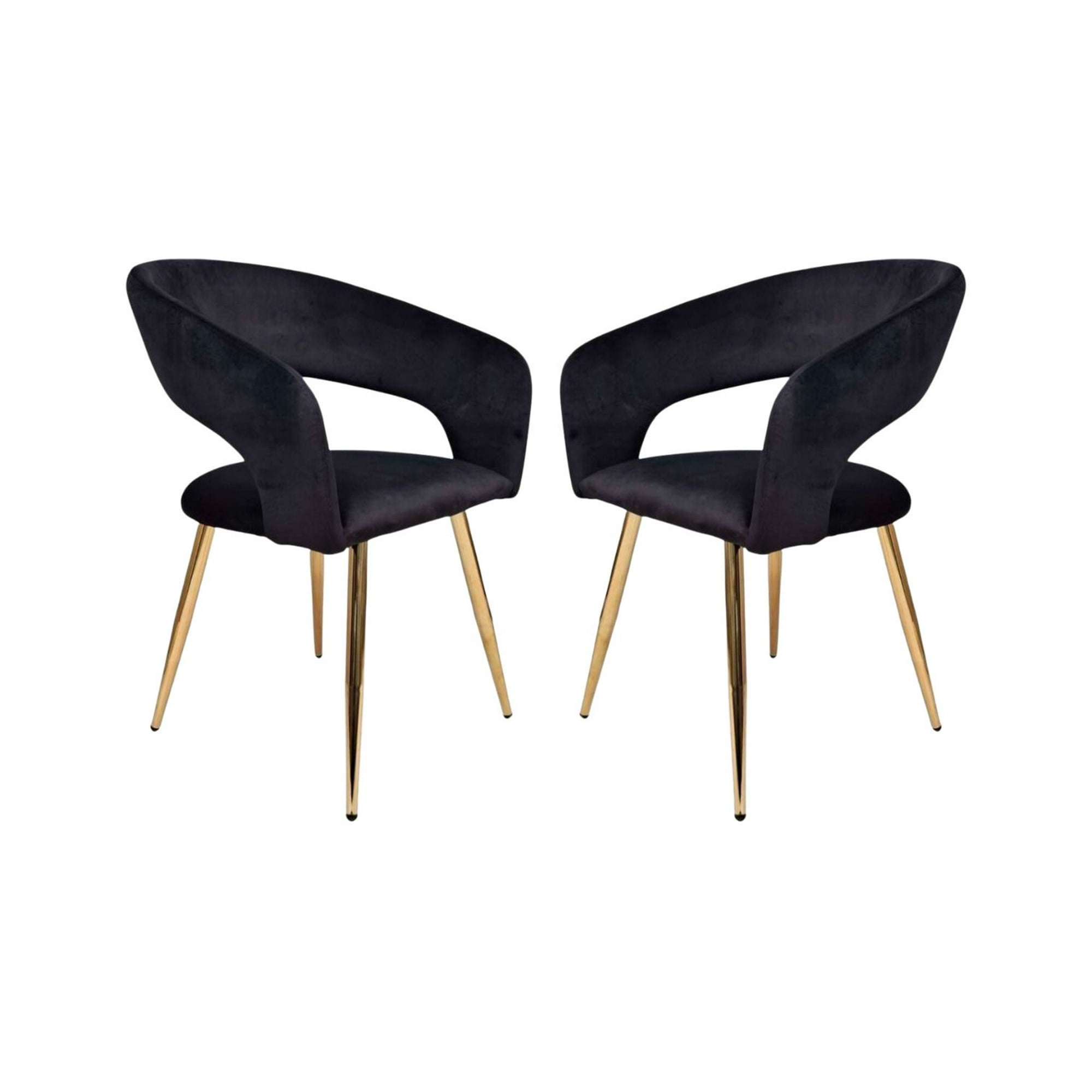 Habita2 Chile - Pack 2 Sitiales Florencia Silla Para Comedor - Negra