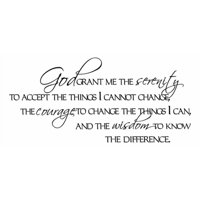 Rienda Libre Graphics - Decomural God Grant Me The Serenity Bible Verse Ws-15116