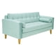 thumbnail image 2 of Sofa Retro 3c Felpa 01 Verde Agua, 2 of 6