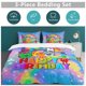 thumbnail image 5 of x124 Numberblocks Bed Duvet Cover Microfiber Bedding Sets 3D Printed Lightweight 3 Piece Comforter Sets, 1 Duvet Cover And 2 Pillow Shams for Kids Boys Girls 79"x90" jn124, 5 of 5