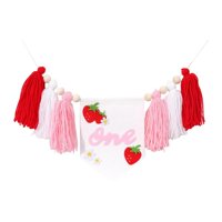 Magideal - Adorno Colgante Para Foto De Trona De Primer Cumpleaños Para Niña, Decoración De Pared Para Guardería, Decoración Decorativa Para Fiesta De Cumpleaños