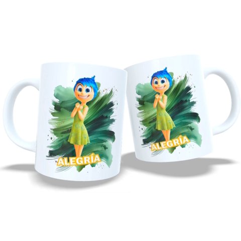 Arumistorechile - Tazon Taza Colección Intensamente 2 Alegria Verde