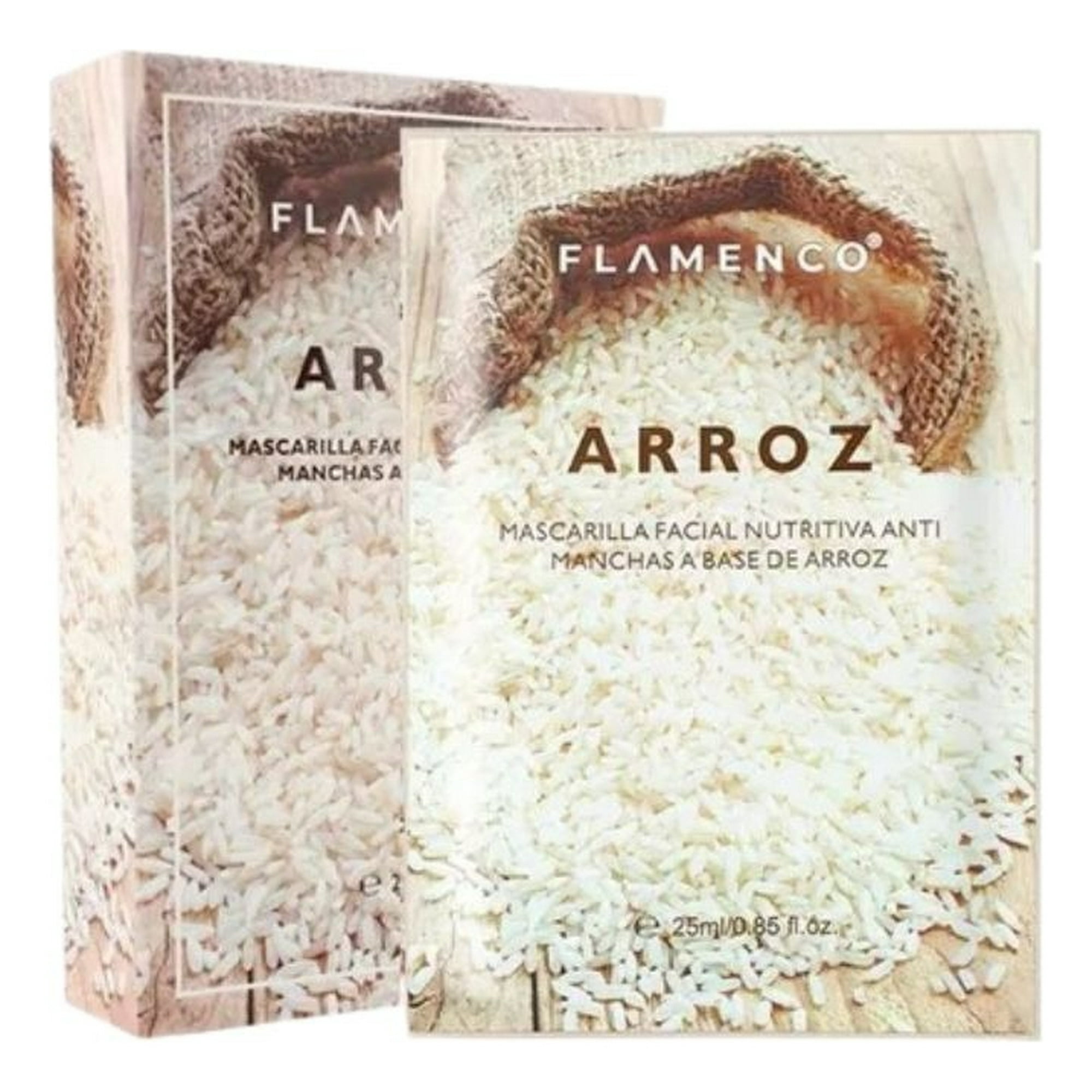 Genérico - Set 2 Mascarillas Facial Nutritiva Anti-manchas Arroz Lau