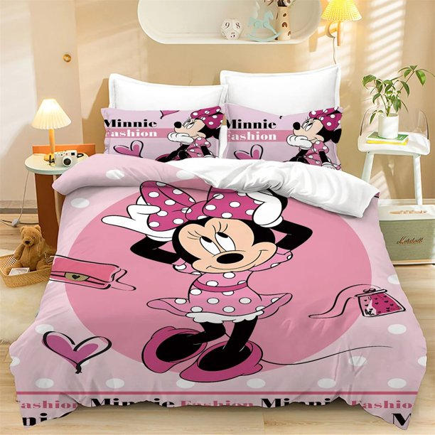Bed Covers Bedding Set,Mickey Cover Modern Printed 3-Piece Set 1 Bed Cover,Birthday Gifts Bed Sheets