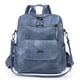 thumbnail image 1 of Large Women Backpack Purse Anti-theft Fashion Casual Lightweight Ladies Travel PU Washed Leather Ladies Rucksack Shoulder Bag, 1 of 3