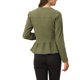 thumbnail image 3 of INSPIRE CHIC Chaquetas de Mezclilla para Mujer con Botones, Dobladillo Peplum, Mangas Largas, Chaquetas de Jean Cortas, Verde Militar XS, 3 of 6
