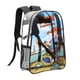 thumbnail image 2 of Pippi CalzaslargasMochila transparente temática, resistente y duradera, bolsa see-through para trabajo, deporte, universidad y viaje, 31 × 43 cm, 2 of 6