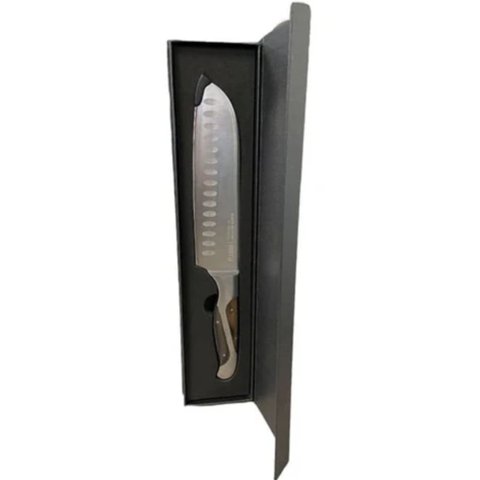 Cuchillo Santoku Black Edition 34Cm Wayu Acero Inoxidable