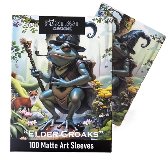 Fundas para cartas Foxtrot Designs Elder Croaks 100 mate