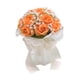 thumbnail image 2 of Bouquet De Boda Para La Novia Flores De Seda Artificial Elegante Ramo De Dama De Honor Naranja, 2 of 5