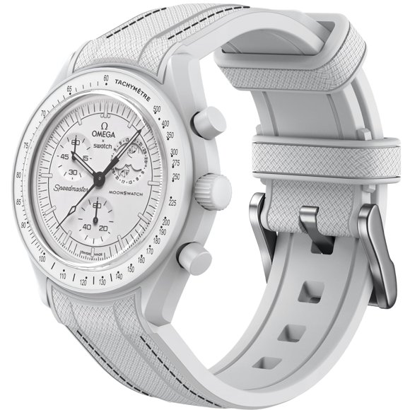 Correa REBANDACE de silicona de 20 mm para relojes Omega x Swatch MoonSwatch