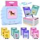thumbnail image 1 of Talking Flash Cards Learning Toys For 1-6 Years Old Boys Girls, Educational Toddlers Toys For Kids,Speech Therapy Toys Autism Toys Christmas Birthday Gifts For Toddler Boys Girls (Pink), 1 of 3