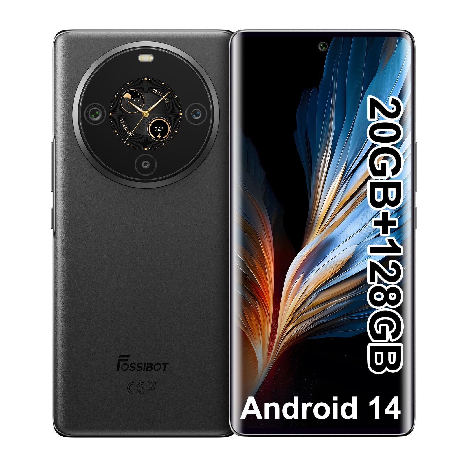 Fossibot S3 Pro Celular 20gb/128gb Dual Sim-negro 4g/lte 5001mah