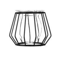 Oem - Porta Vela Candelabro Decorativo Moderno Metal Vidrio M5