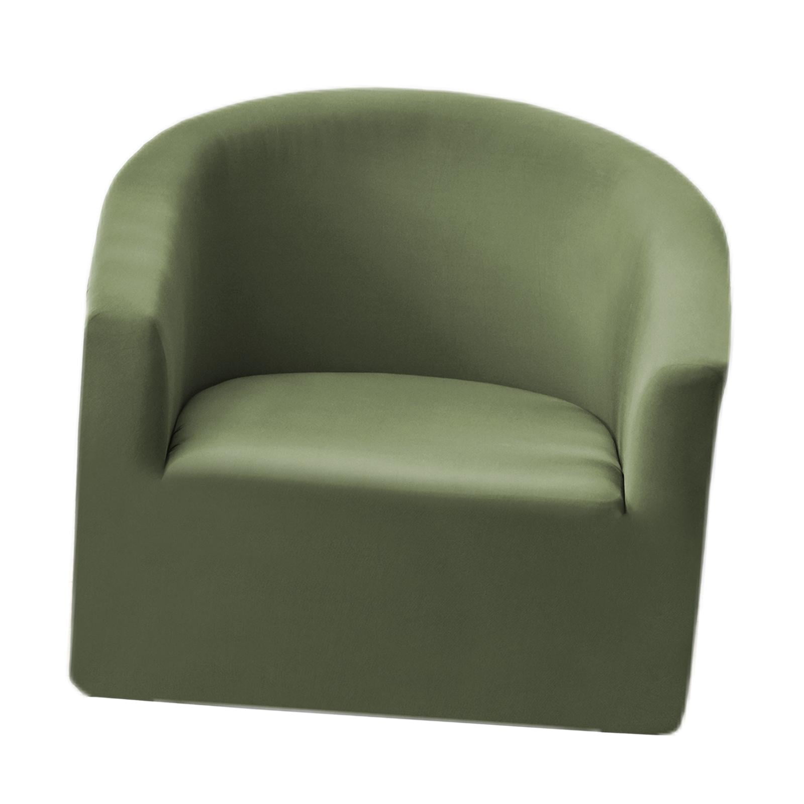 Bothyi - Fundas De Sofá De Color Sólido Lavables Con Brazos Y Asiento Para El Dormitorio Del Hogar Verde Militar