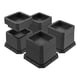 thumbnail image 2 of Elevadores De Cama Para Plataforma, Marco De Cama, Protector De Suelo Para Mesa, Sofá, 3 Pulgadas, 4 Uds., 2 of 5