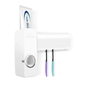 Importclick - Dispensador Pasta Dental Con Organizador De Cepillos