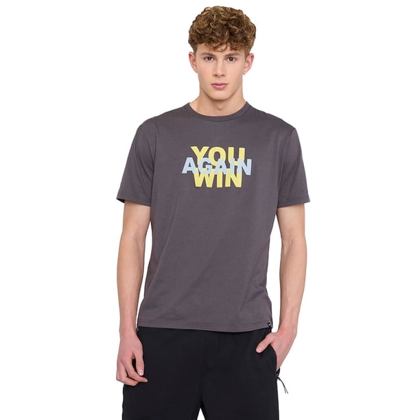 Polera Hombre Deportiva Fun Lettering Charco Corona