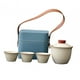 thumbnail image 5 of Juego De Té De Viaje, Tazas De Té, Tetera De Cerámica Con Bolsa De Transporte Para Viajes De Negocios, Juego A, 5 of 5