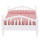 thumbnail image 4 of 1:12 Casa De Mu?ecas En Miniatura Mini Muebles Cama Doble A Rayas Rojas Y Blancas, 4 of 5
