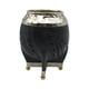 thumbnail image 1 of Mate Torpedo Negro de Calabaza con Virola Cincelada negro Hoja, 1 of 6