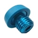 thumbnail image 3 of Tapón Inferior Para Taco De Billar, Almohadilla De Protección Práctica, Parachoques De Goma Para Taco De Billar, Color Azul, 3 of 3