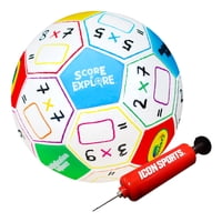 Balón De Fútbol Crayola Oficial Unisex Para Niños, Tamaño 5, Multiplicación