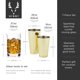 thumbnail image 5 of Set de Herramientas de Bar Viski 7 Piezas – Acabado Dorado, 5 of 9