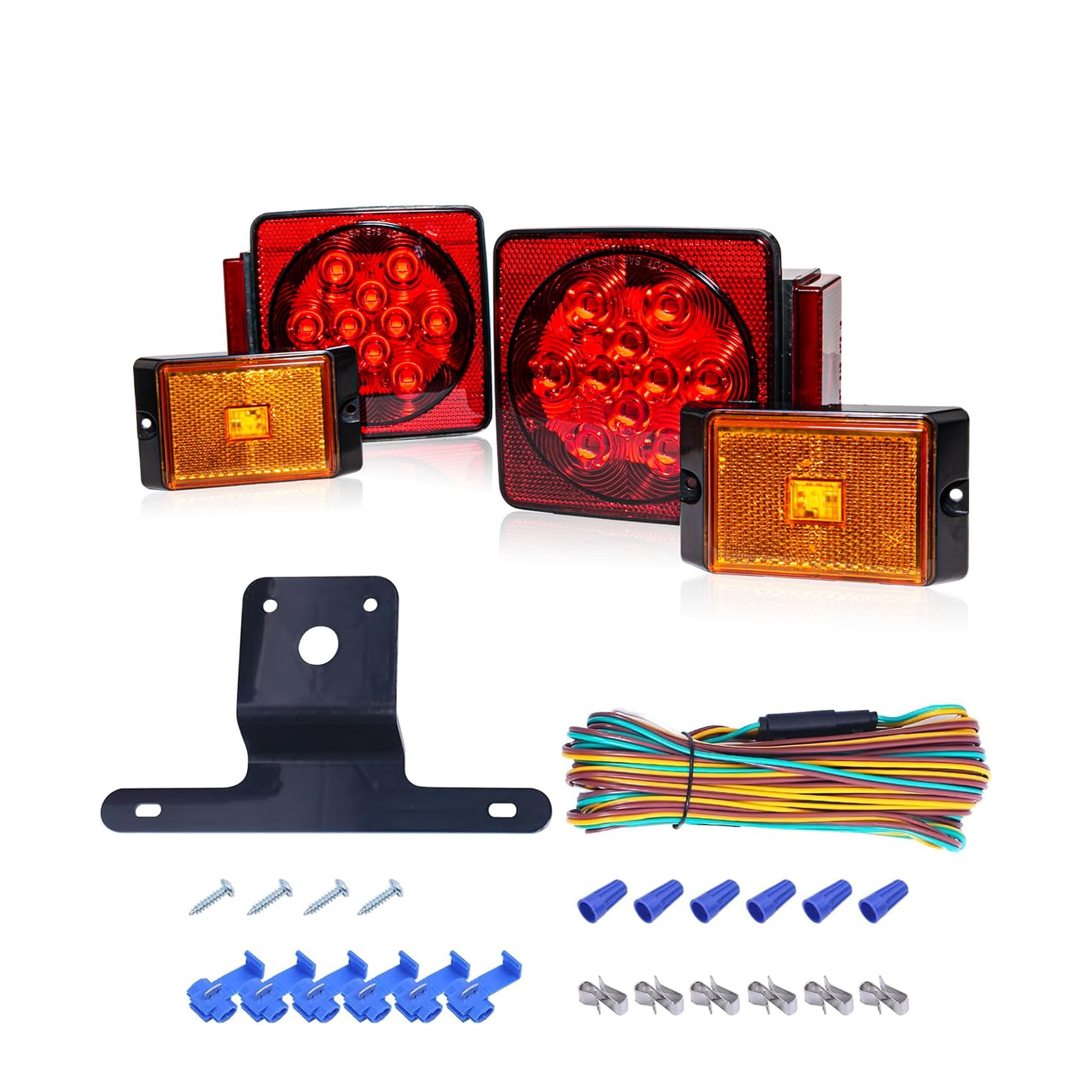 Kit De Luces Led Para Remolque Maxxhaul 70205, 12 V, Resistente Al Agua