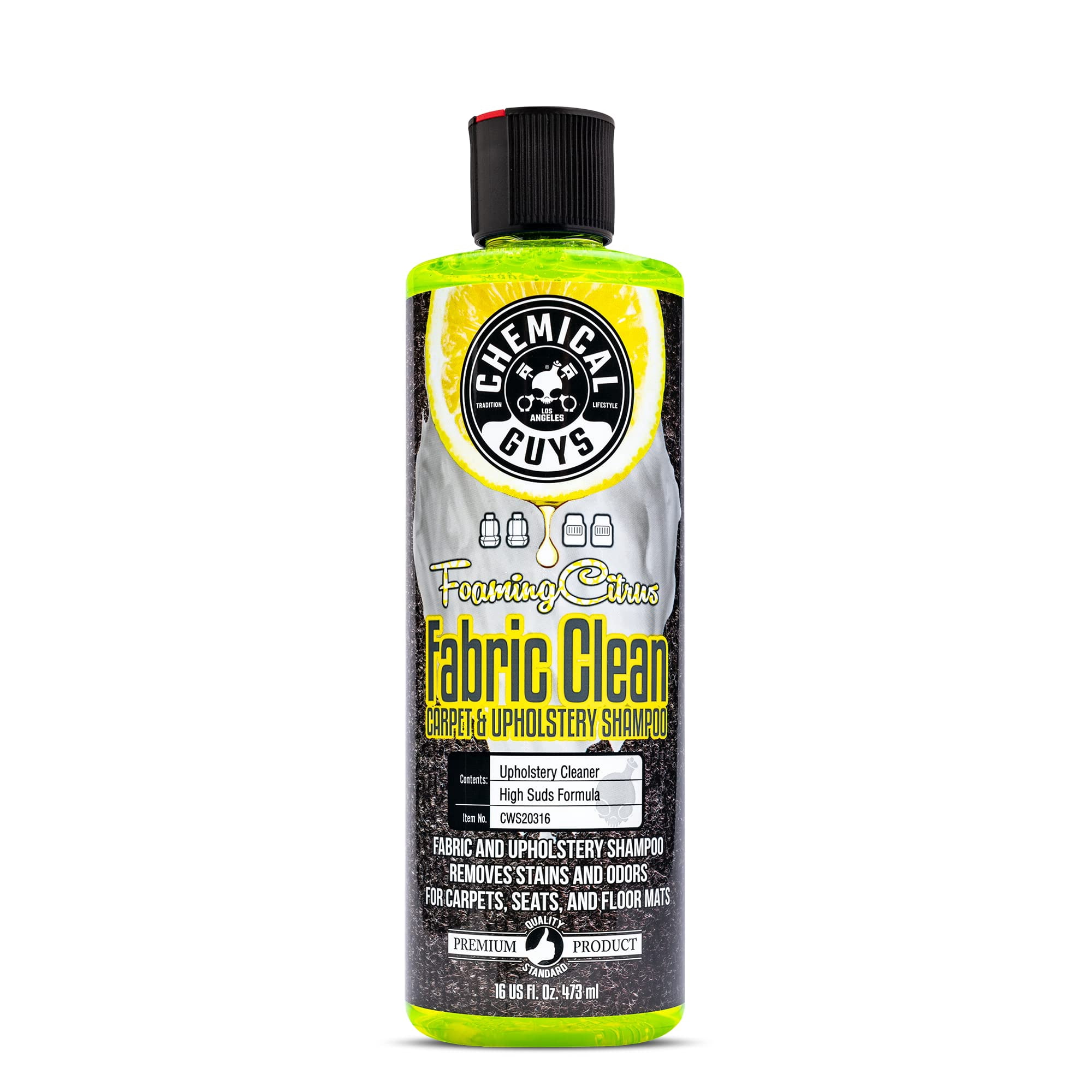 Limpiador De Alfombras Y Tapicería Chemical Guys Cws20316 473 Ml