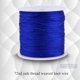 thumbnail image 2 of Cordón de nailon con nudo chino de 100 m x 0,8 mm, color azul zafiro., 2 of 5
